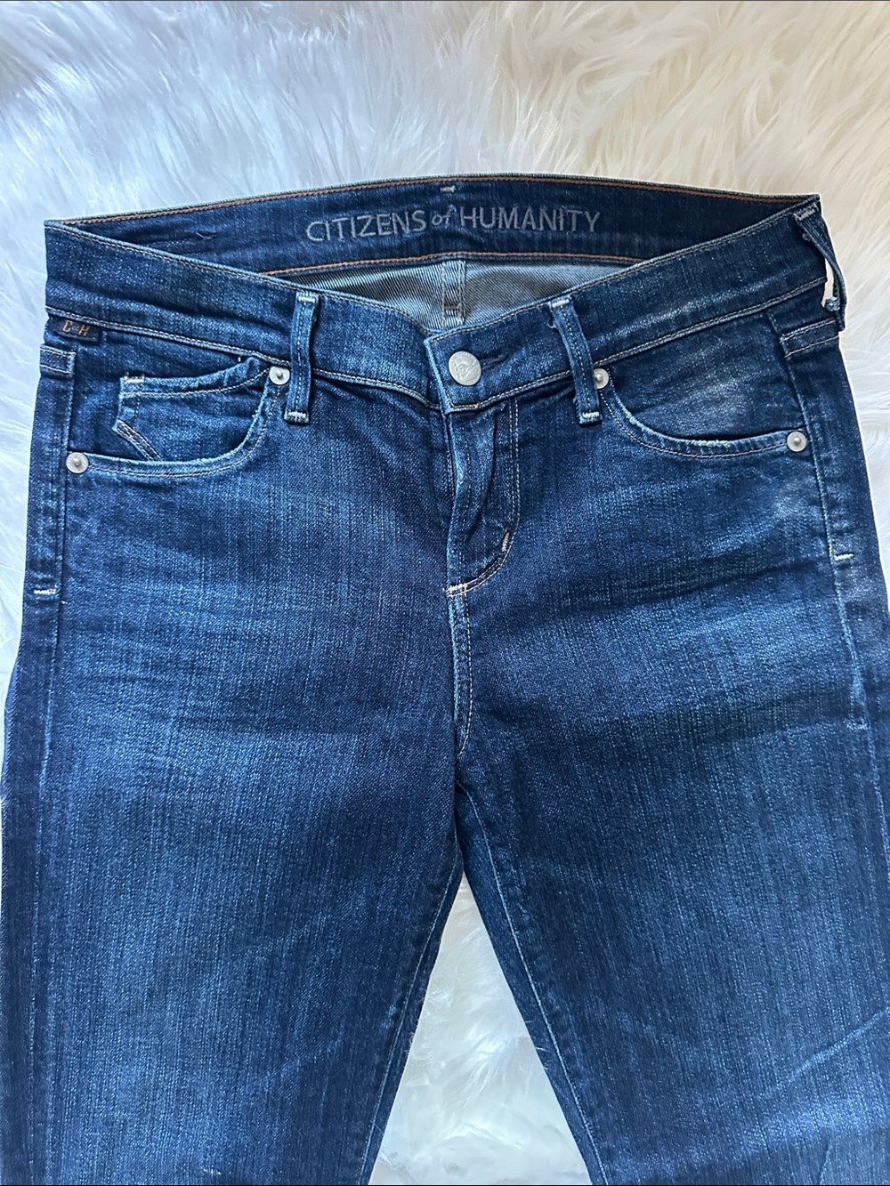 Citizens of Humanity G of H Jeans Size 26 Made in USA Raw Hem